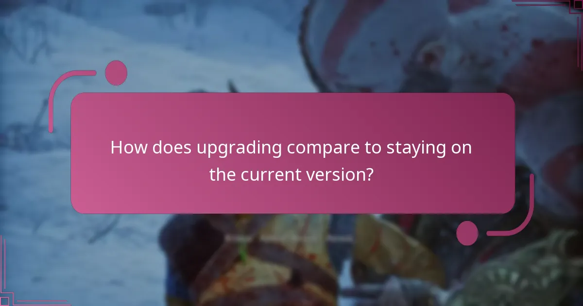 How to upgrade God of War Ragnarok?