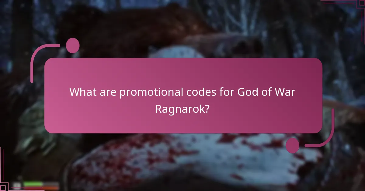 How to redeem promotional codes for God of War Ragnarok?