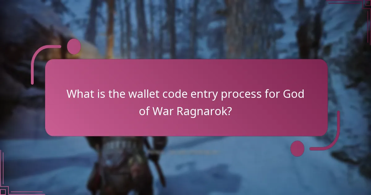 What visual aids can help with the wallet code entry process?